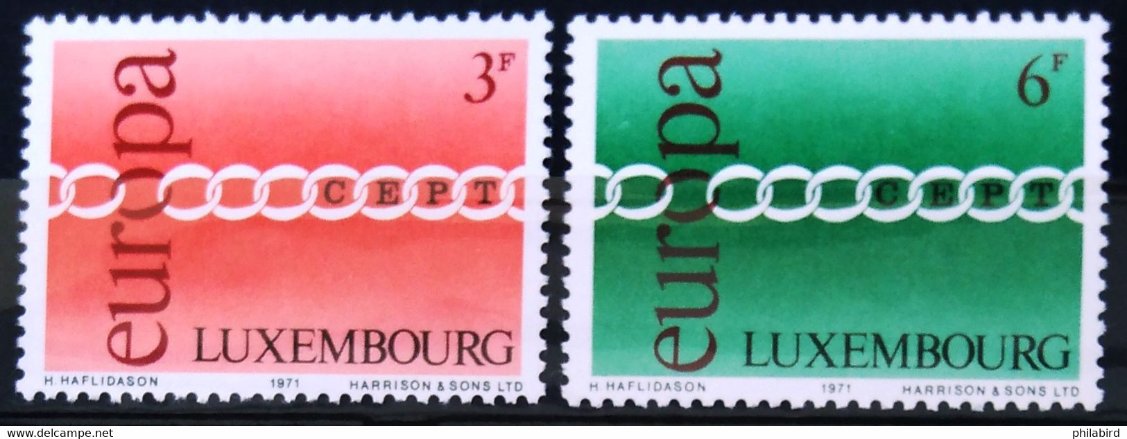 EUROPA 1971 - LUXEMBOURG                  N° 774/775                    NEUF** - 1971