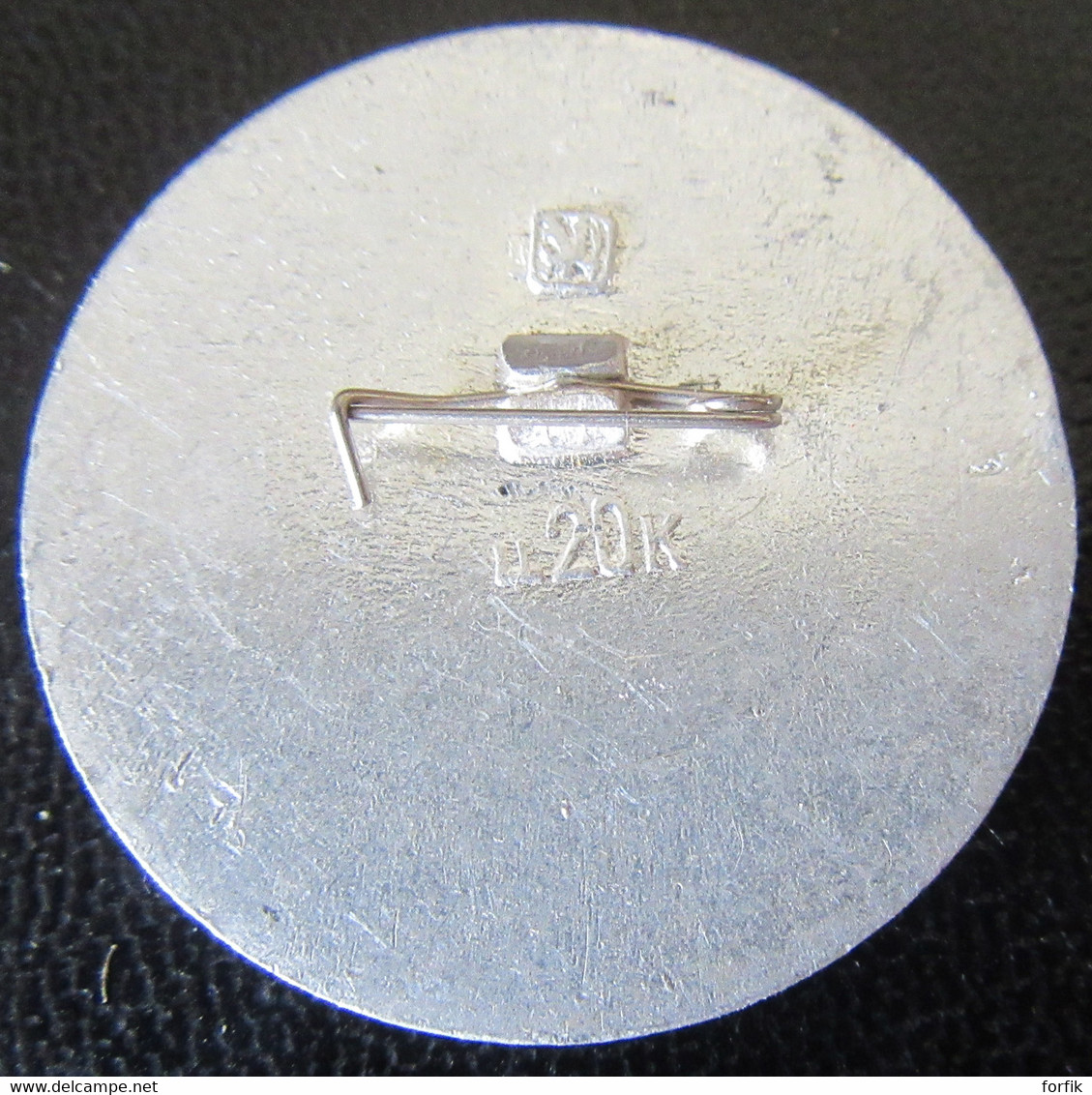 URSS / CCCP - Insigne / Broche Ville De Moscou - Métal Argenté Peint - Diamètre : 38mm - Rusia