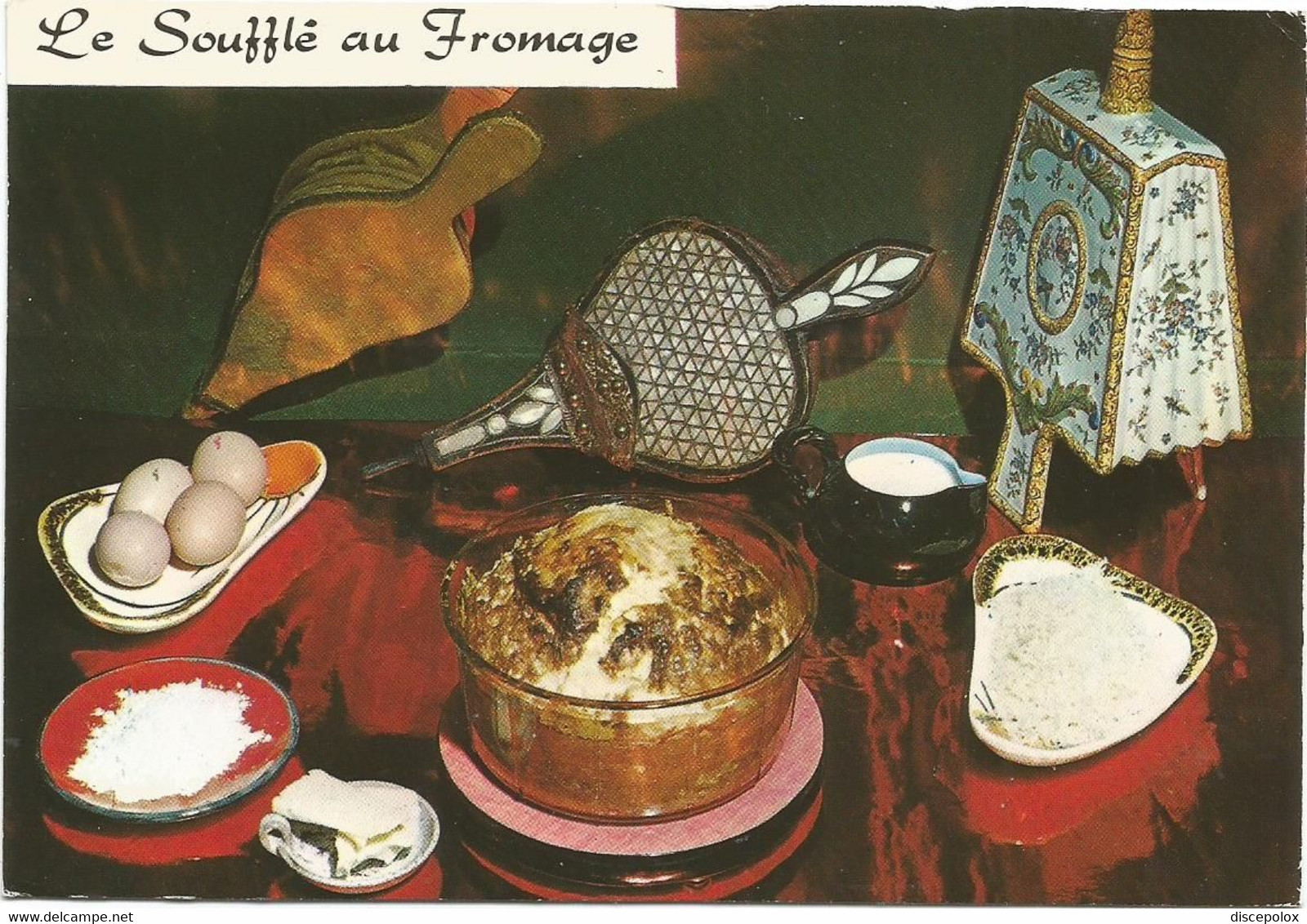 AB4797 Ricetta Ricette - Le Soufflé Au Fromage / Viaggiata 1990 - Recettes (cuisine)