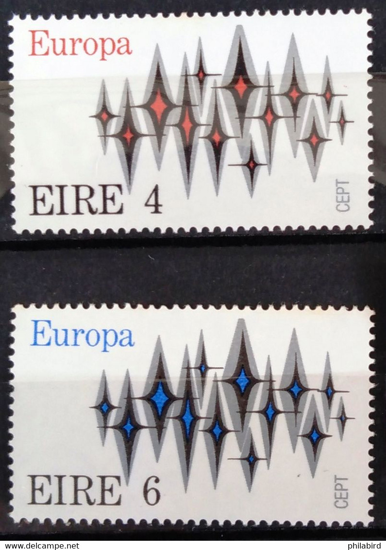 EUROPA 1972 - IRLANDE                  N° 278/279                   NEUF** - 1972