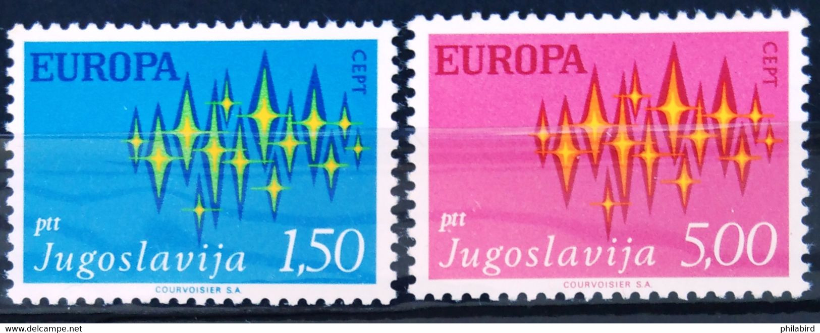 EUROPA 1972 - YOUGOSLAVIE                  N° 1343/1344                   NEUF** - 1972