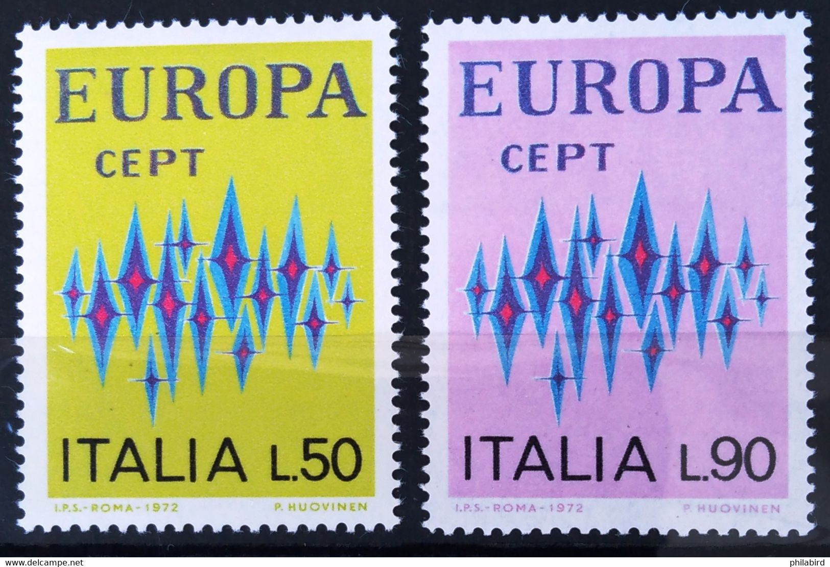 EUROPA 1972 - ITALIE                  N° 1099/1100                   NEUF** - 1972