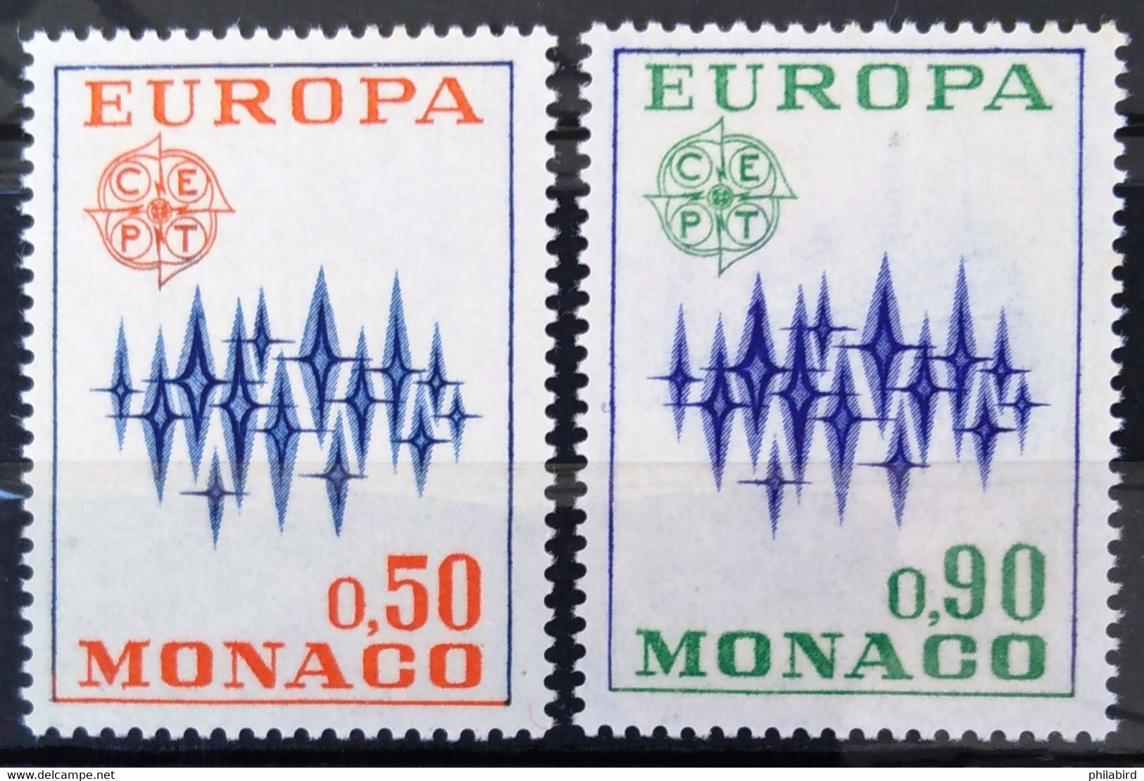 EUROPA 1972 - MONACO                  N° 883/884                   NEUF** - 1972