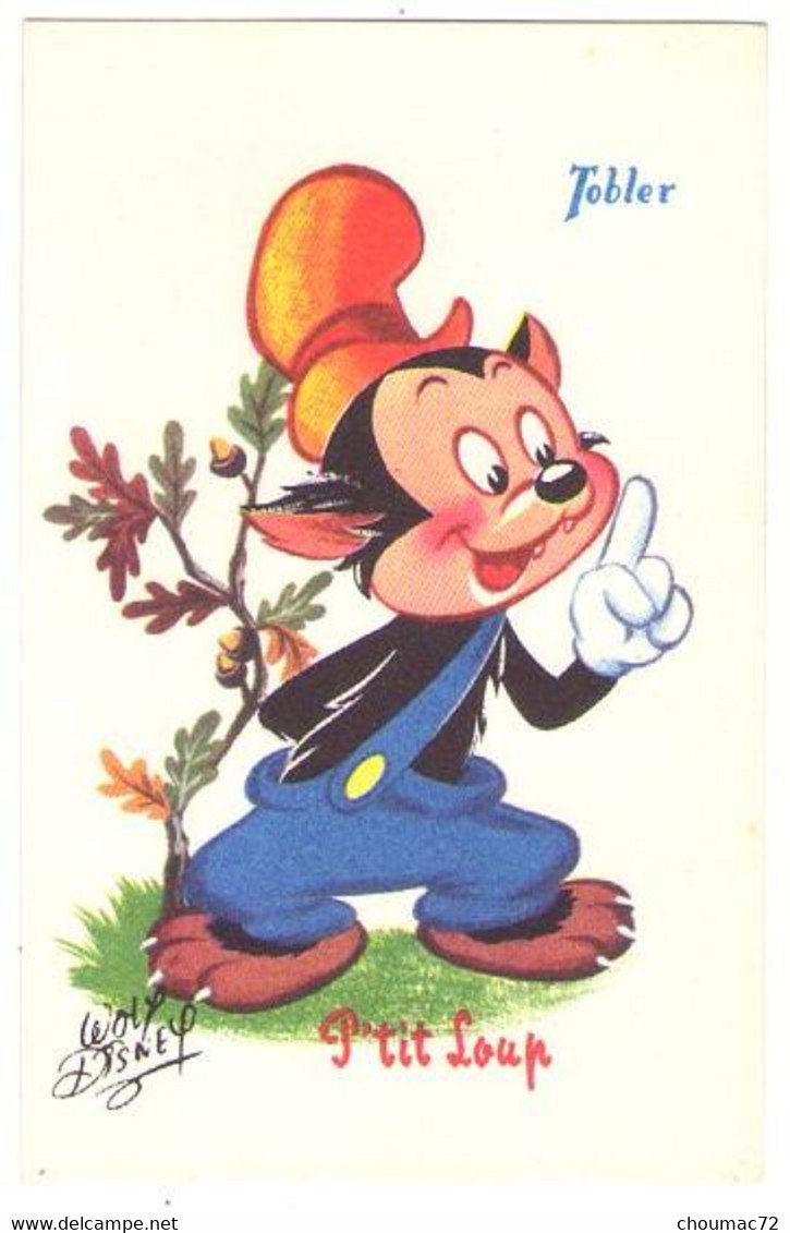 (Walt Disney) 082, Chocolat Tobler, P'tit Loup - Autres & Non Classés