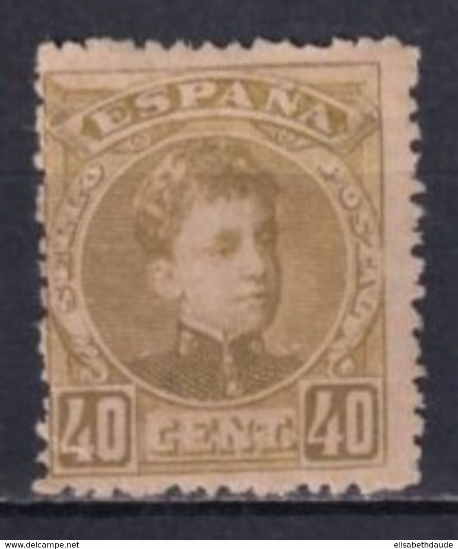 ESPAGNE -1901 - ALPHONSE XIII - YT 220 * MH - COTE = 150 EUR - Neufs