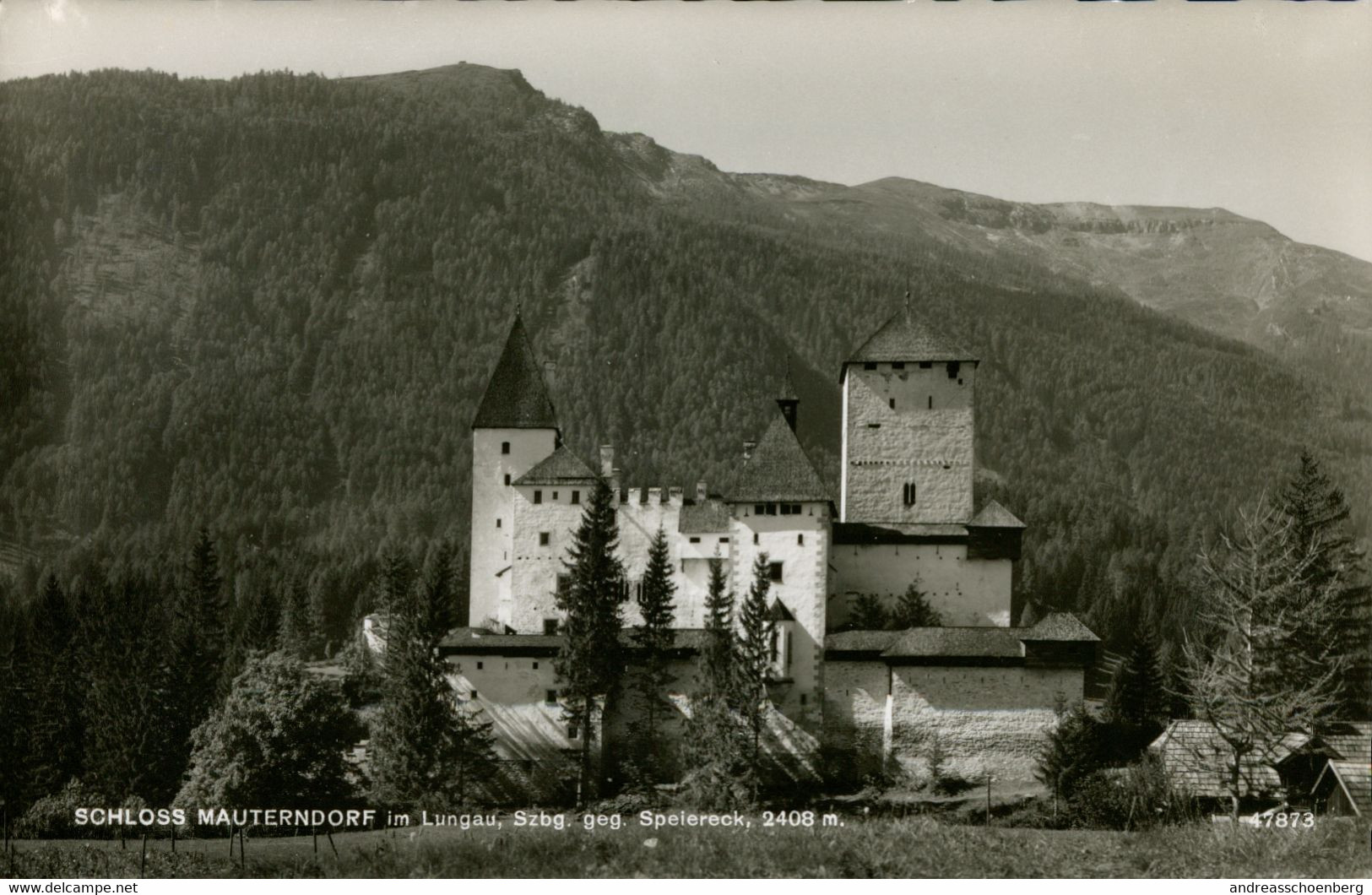 Schloss Mauterndorf Gegen Speiereck 1963 - Mauterndorf