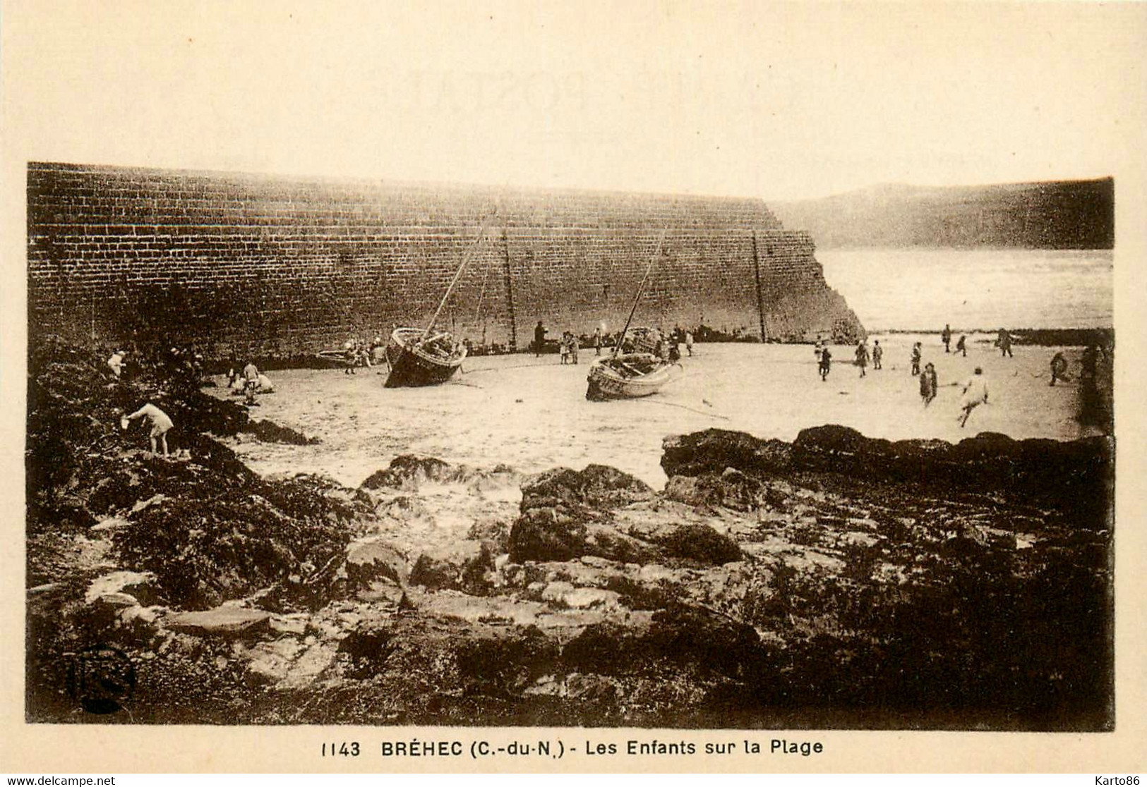 Bréhec * Plouha * Les Enfants Sur La Plage - Plouha