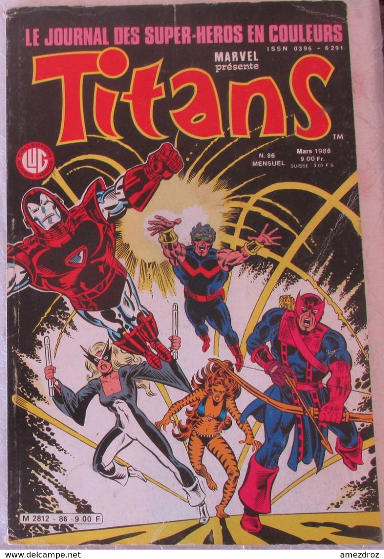 Titans Marvel N° 86 Mars 1986 (et) - Titans