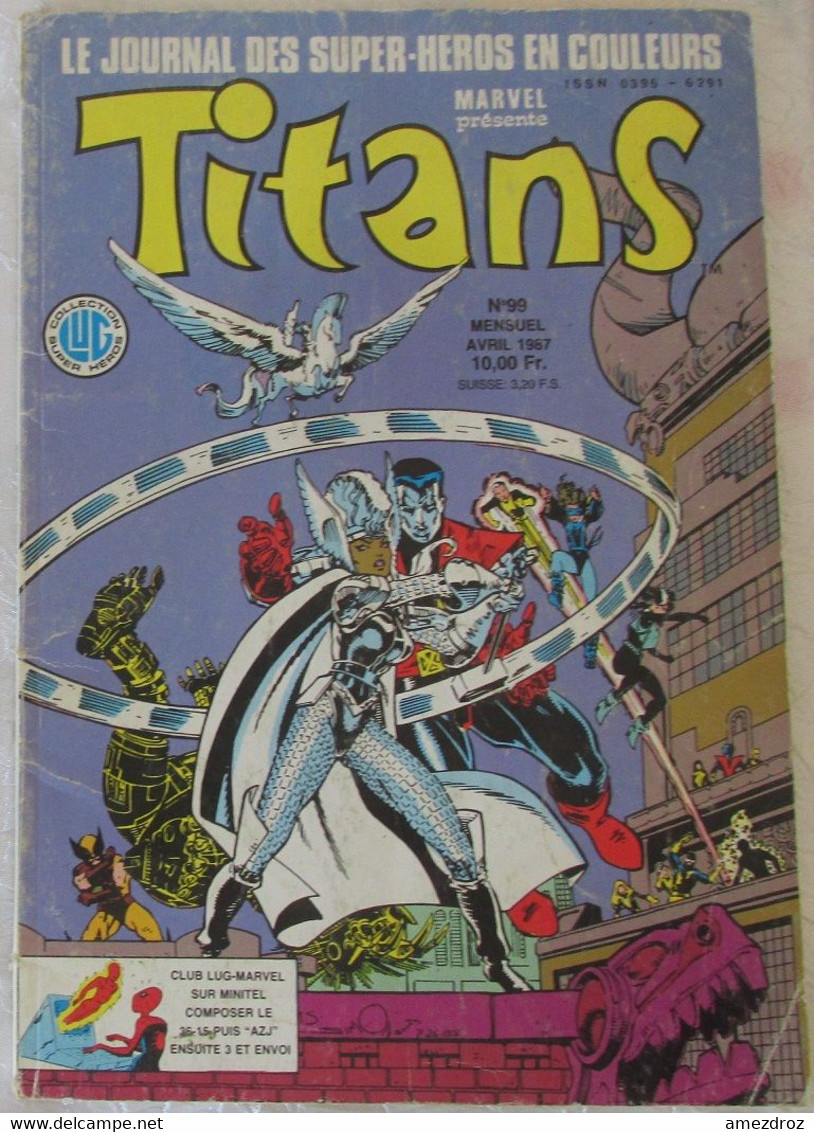 Titans Marvel N° 99 Avril 1987 (et) - Titans