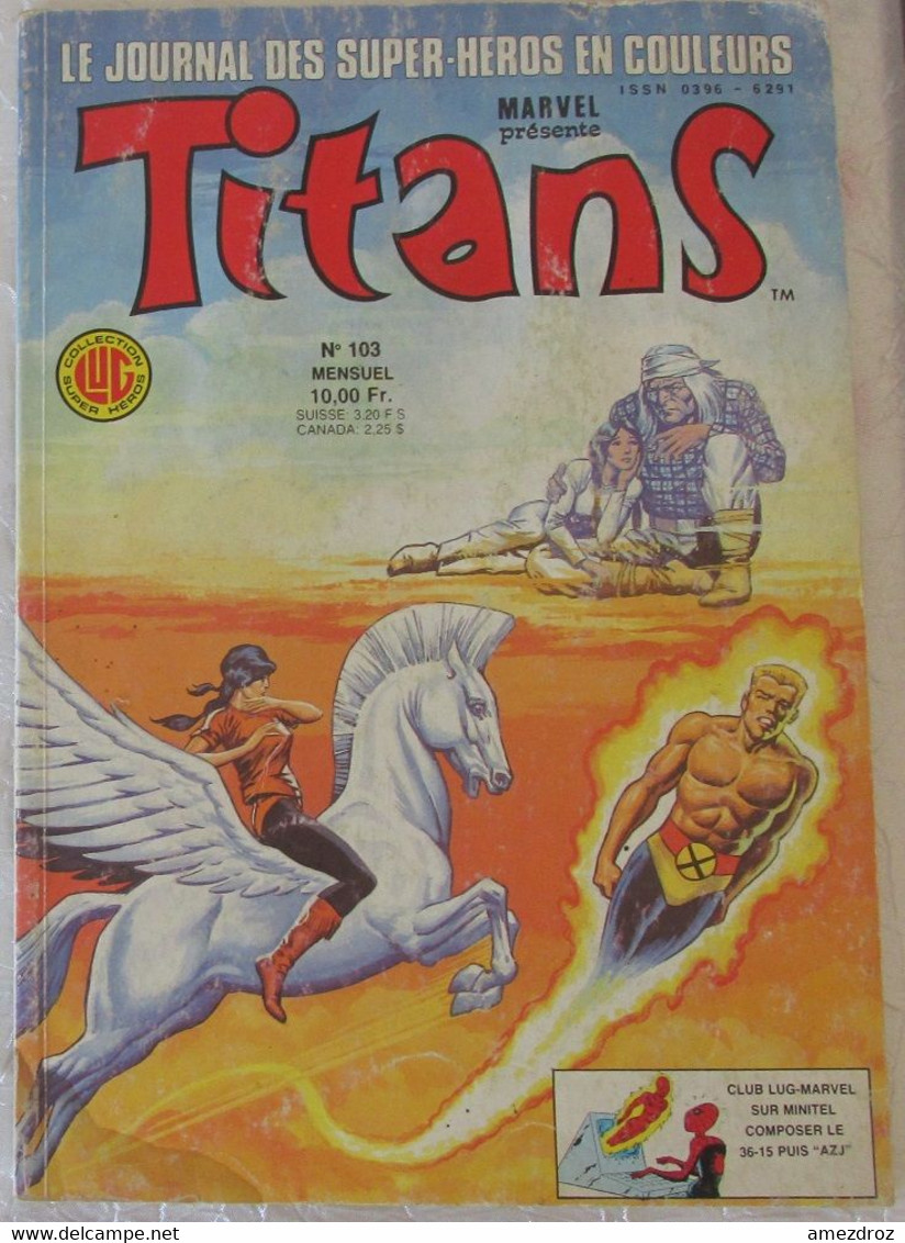 Titans Marvel N° 103 Aout 1987 (et) - Titans