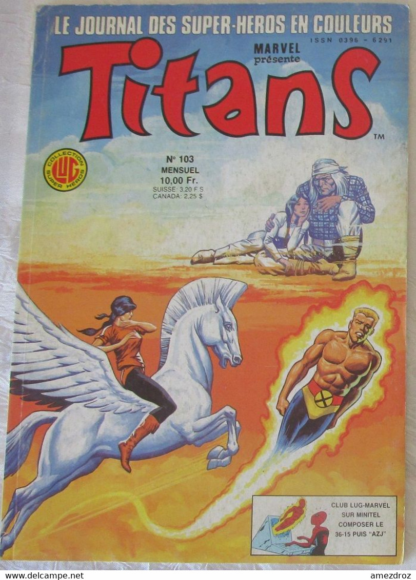 Titans Marvel N° 103 Aout 1987 (et) - Titans