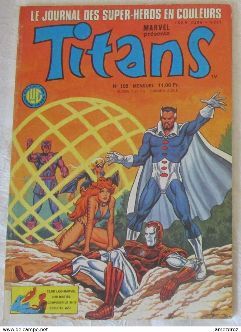 Titans Marvel N° 105 Octobre1987 (et) - Titans
