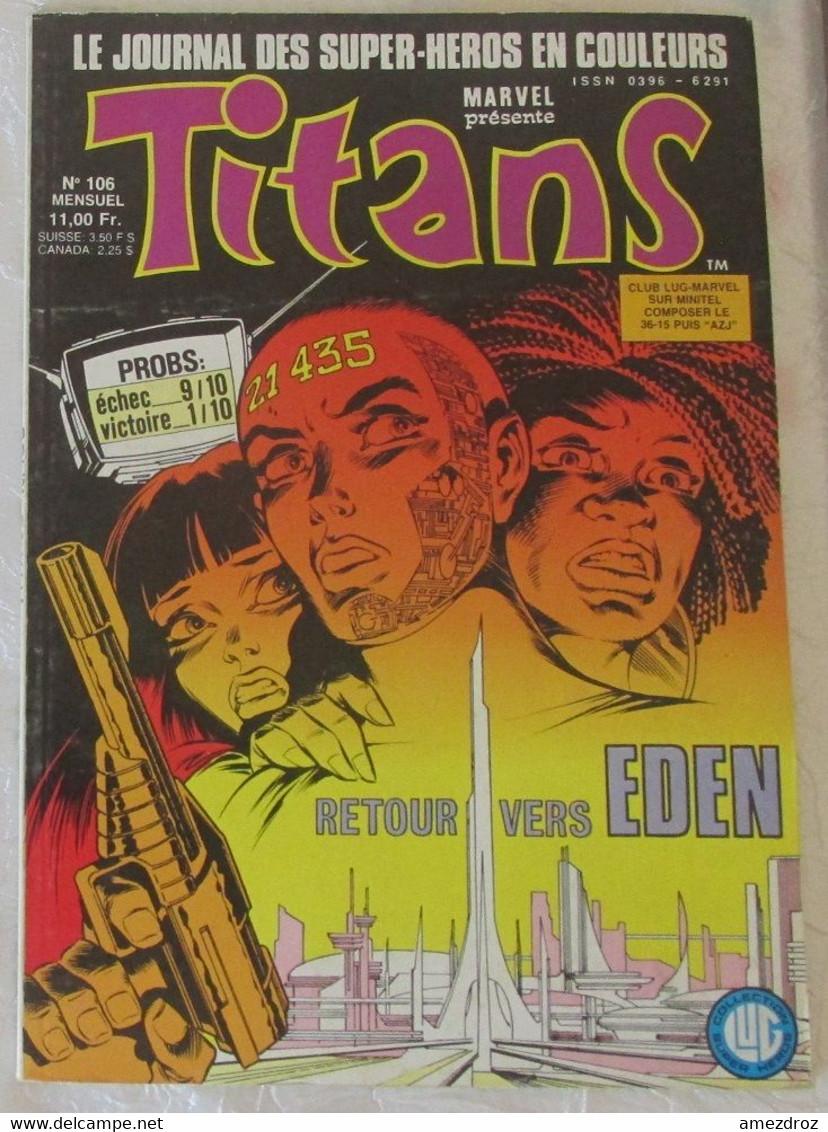 Titans Marvel N° 106 Novembre 1987 (et) - Titans