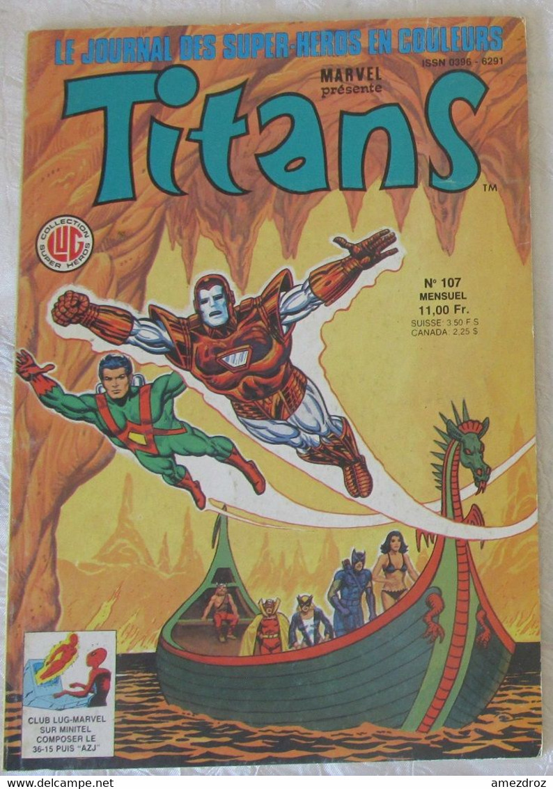 Titans Marvel N° 107 Décembre 1987 (et) - Titans