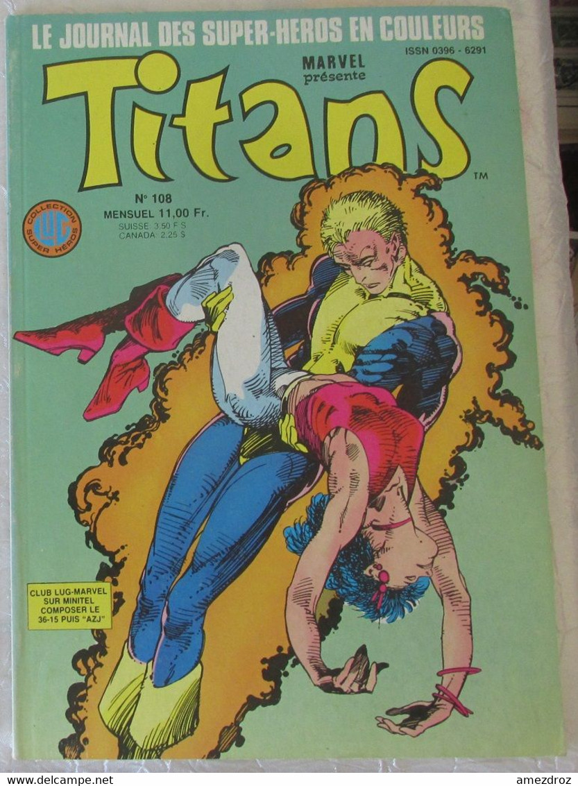 Titans Marvel N° 108 Janvier 1988 (et) - Titans