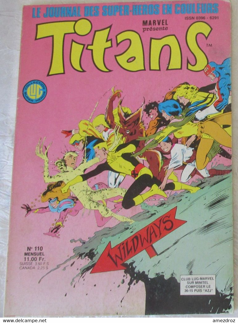 Titans Marvel N° 110 Mars 1988 (et) - Titans