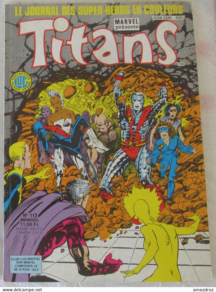 Titans Marvel N° 112 Mai 1988 (et) - Titans