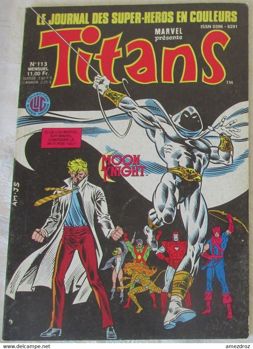 Titans Marvel N° 113 Juin 1988 (et) - Titans