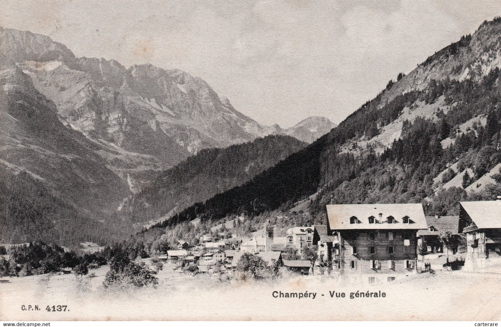 SUISSE,SWITZERLAND,SVIZZERA,HELVETIA,SWISS,SCHWEIZ ,VALAIS,CHAMPERY,1906 - Champéry