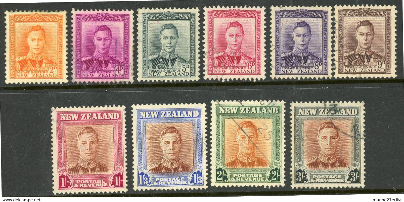 New Zealand   USED 1947 - Oblitérés