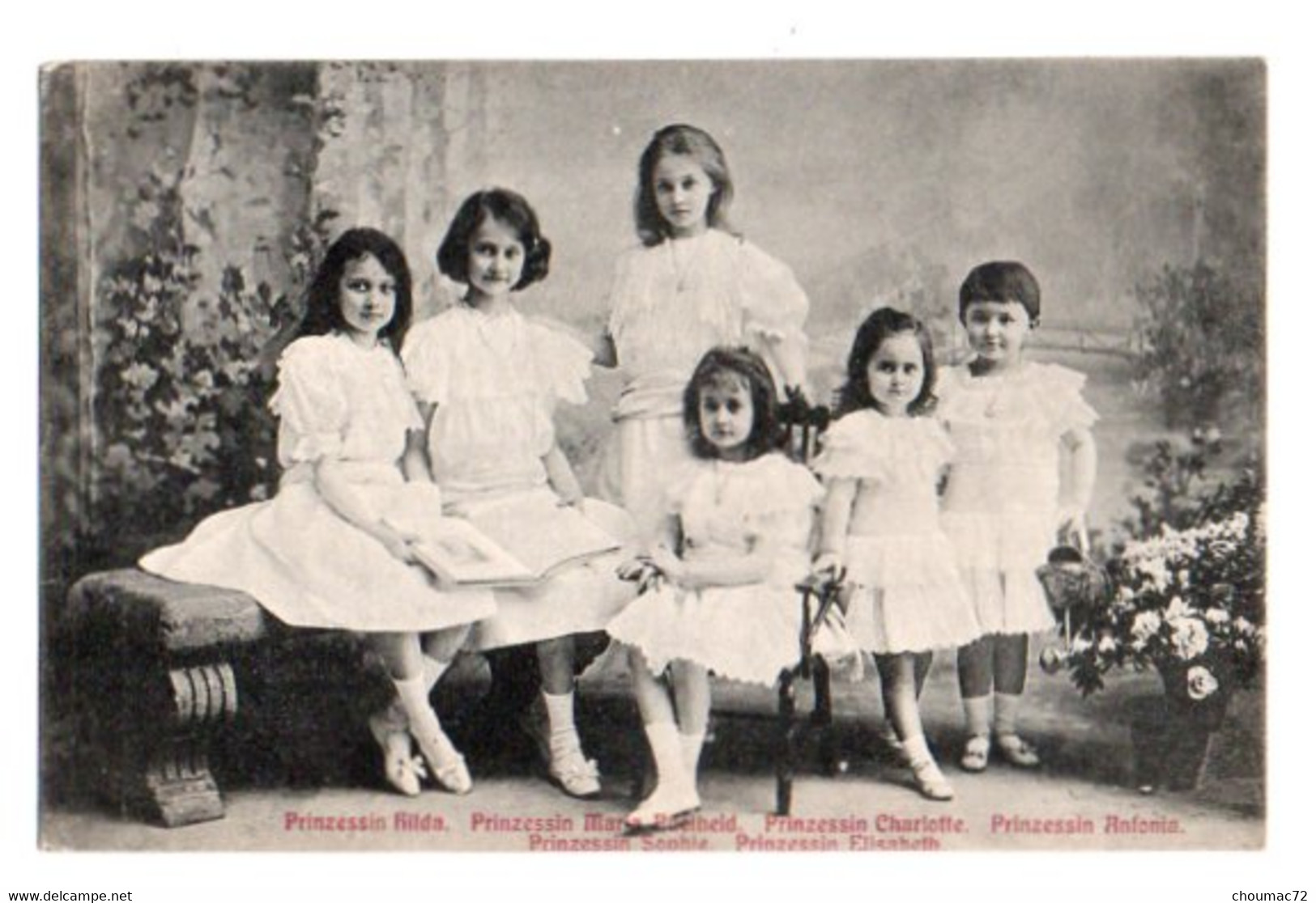 (Familles Royales) 046, Luxembourg, Bernhoeft 4803, Prinzessin Hilda Maria-Adelheid Charlotte Antonia Sophie Elisabeth - Familia Real