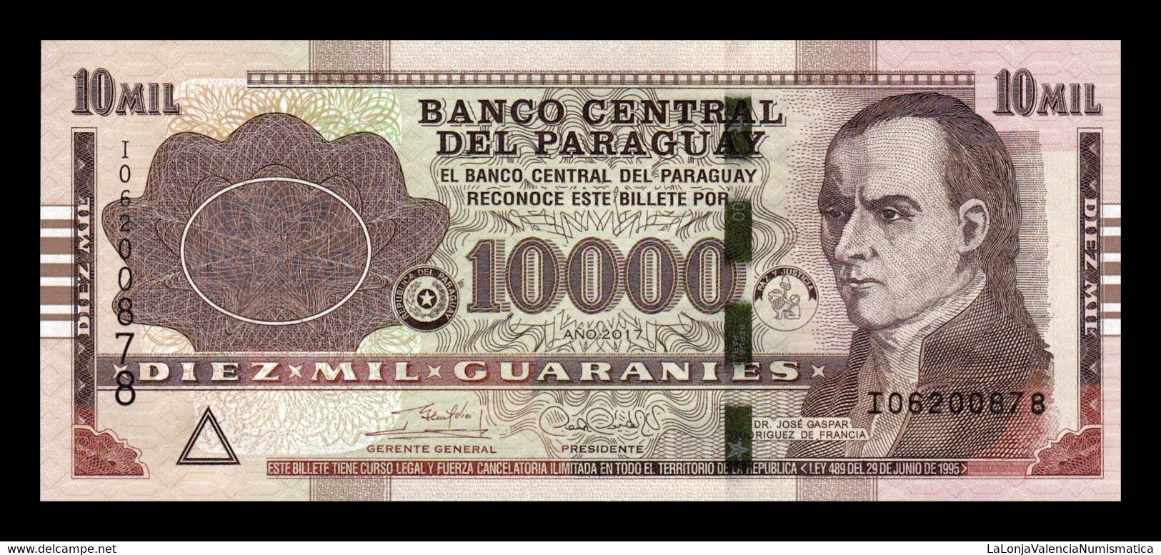 Paraguay 10000 Guaraníes 2017 Pick A238b Serie I SC UNC - Paraguay