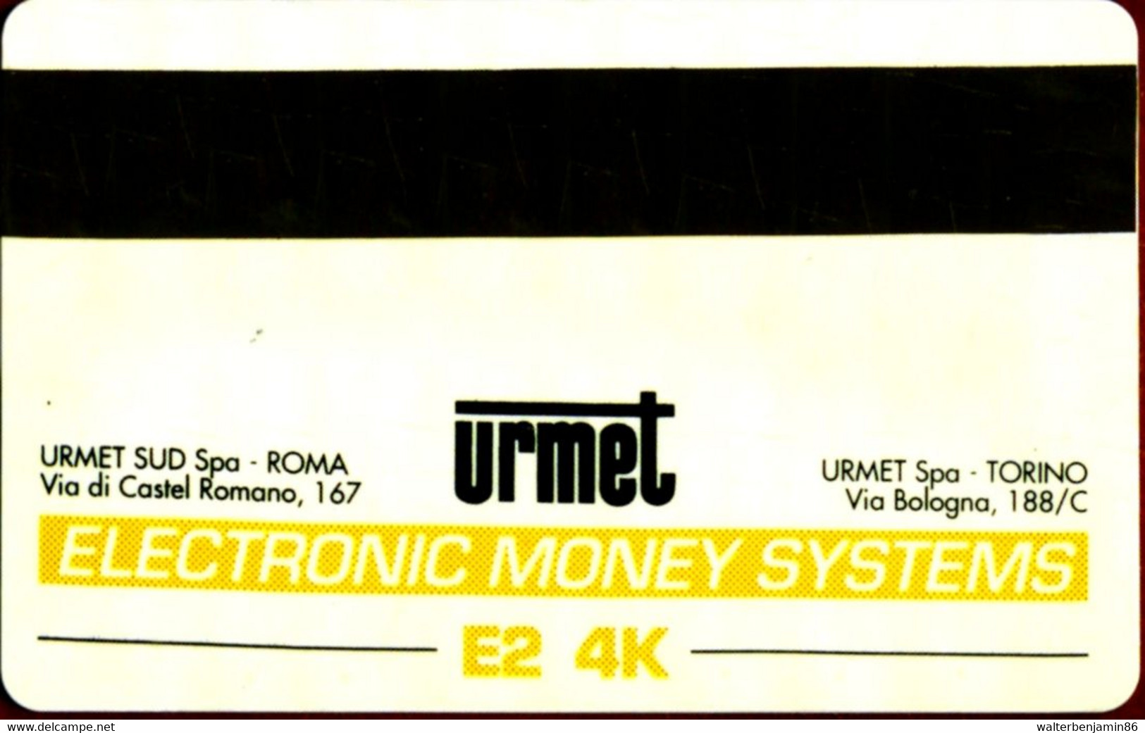 SCHEDA URMET PROTOTIPO TEST E24K ELECTRONIC MONEY SISTEMS VARIANTE STAMPA STORTA - Usi Speciali