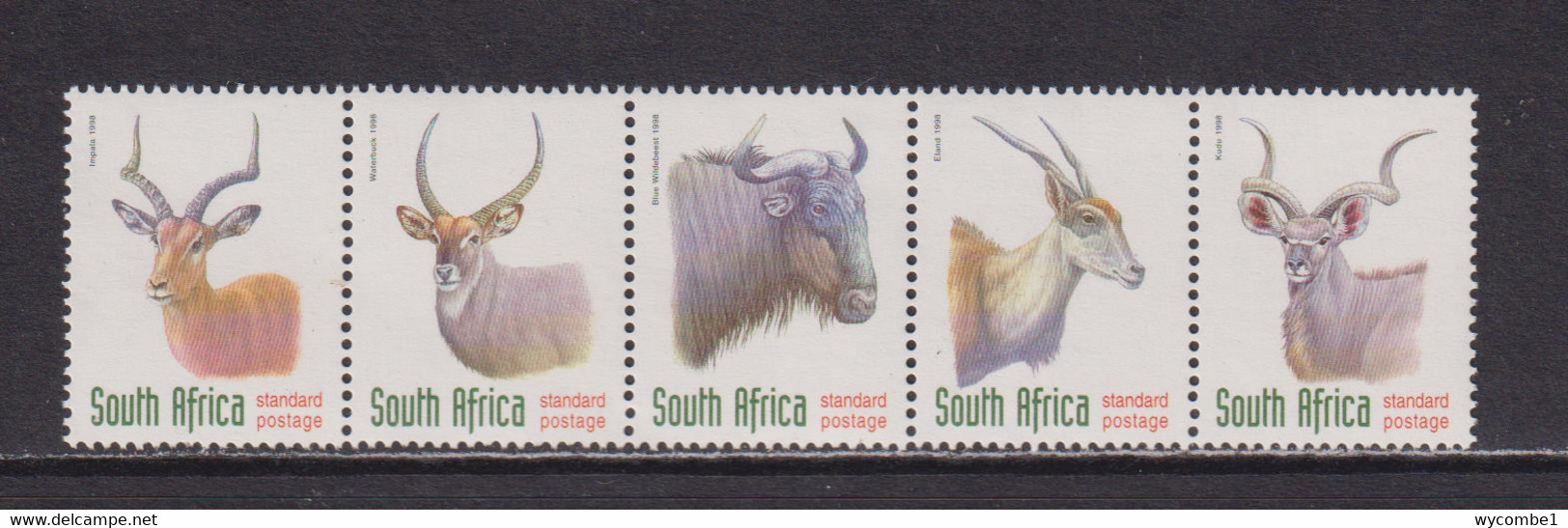 SOUTH AFRICA - 1997+ Endangered Fauna Standard Post X5 Never Hinged Mint - Unused Stamps