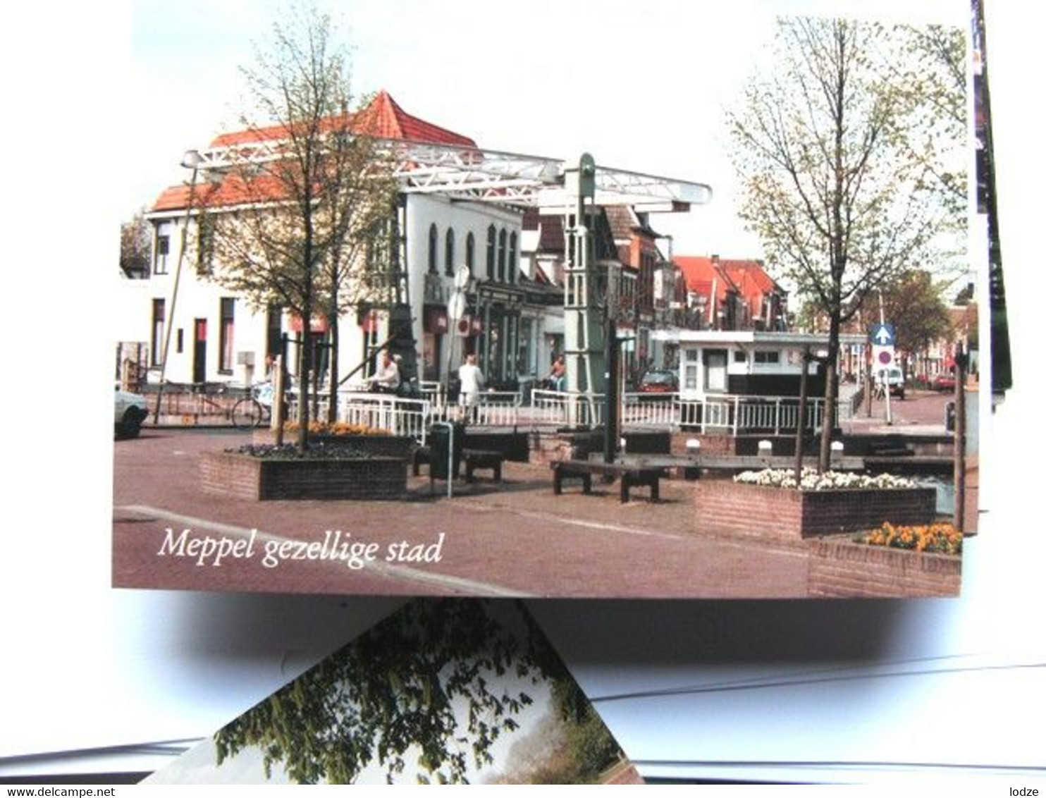 Nederland Holland Pays Bas Meppel Met Brug En Deel Van De Stad - Meppel