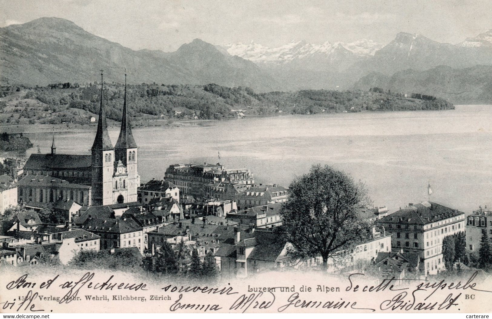 SUISSE,SWITZERLAND,SVIZZERA,HELVETIA,SWISS,SCHWEIZ ,LUCERNE,LUZERN,1905,CORRESPONDANCE CHATEAU,RARE - Lucerne