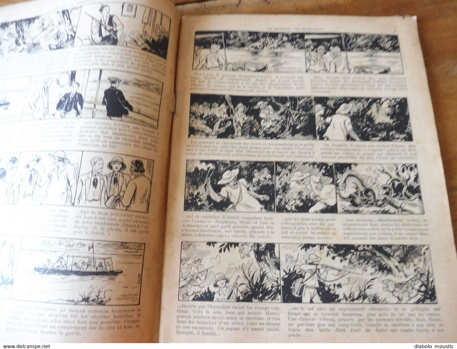 Année 1934 GUIGNOL Cinéma De La Jeunesse ..mais Pas Que ! (Sombre Histoire, Le Monstre Des Marécages ,  BD, Etc ) - Riviste & Cataloghi