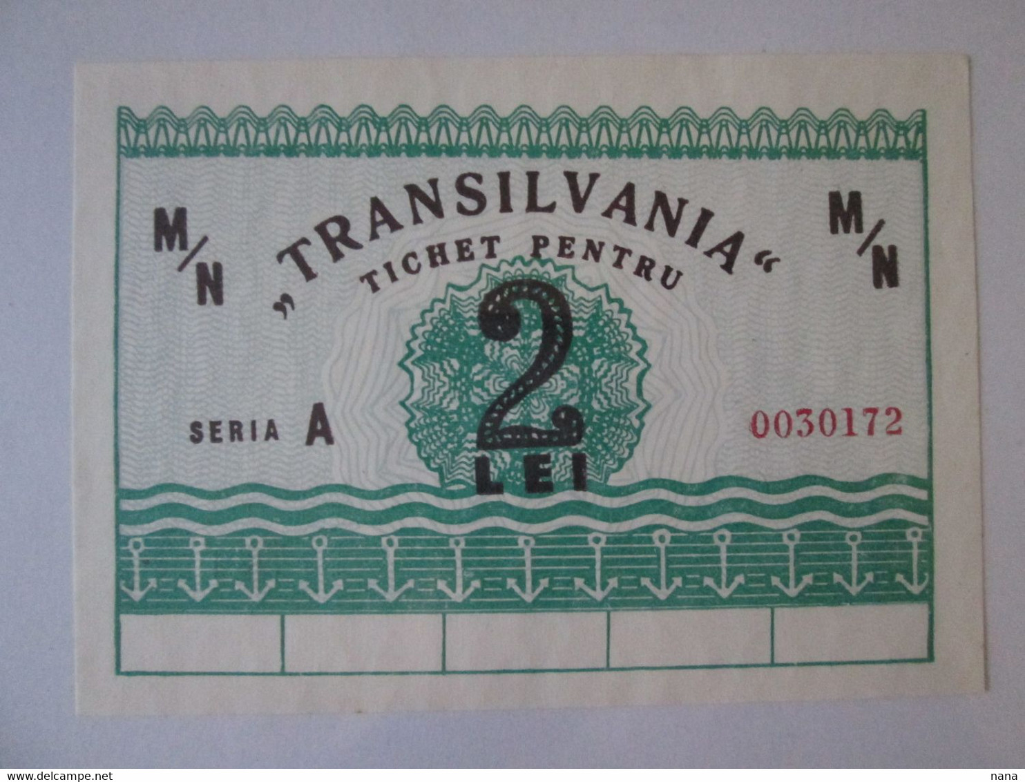 Romania 2 Lei UNC Transylvania Ship,foreign Exchange Certificate From The 80's,see Pictures - Roemenië