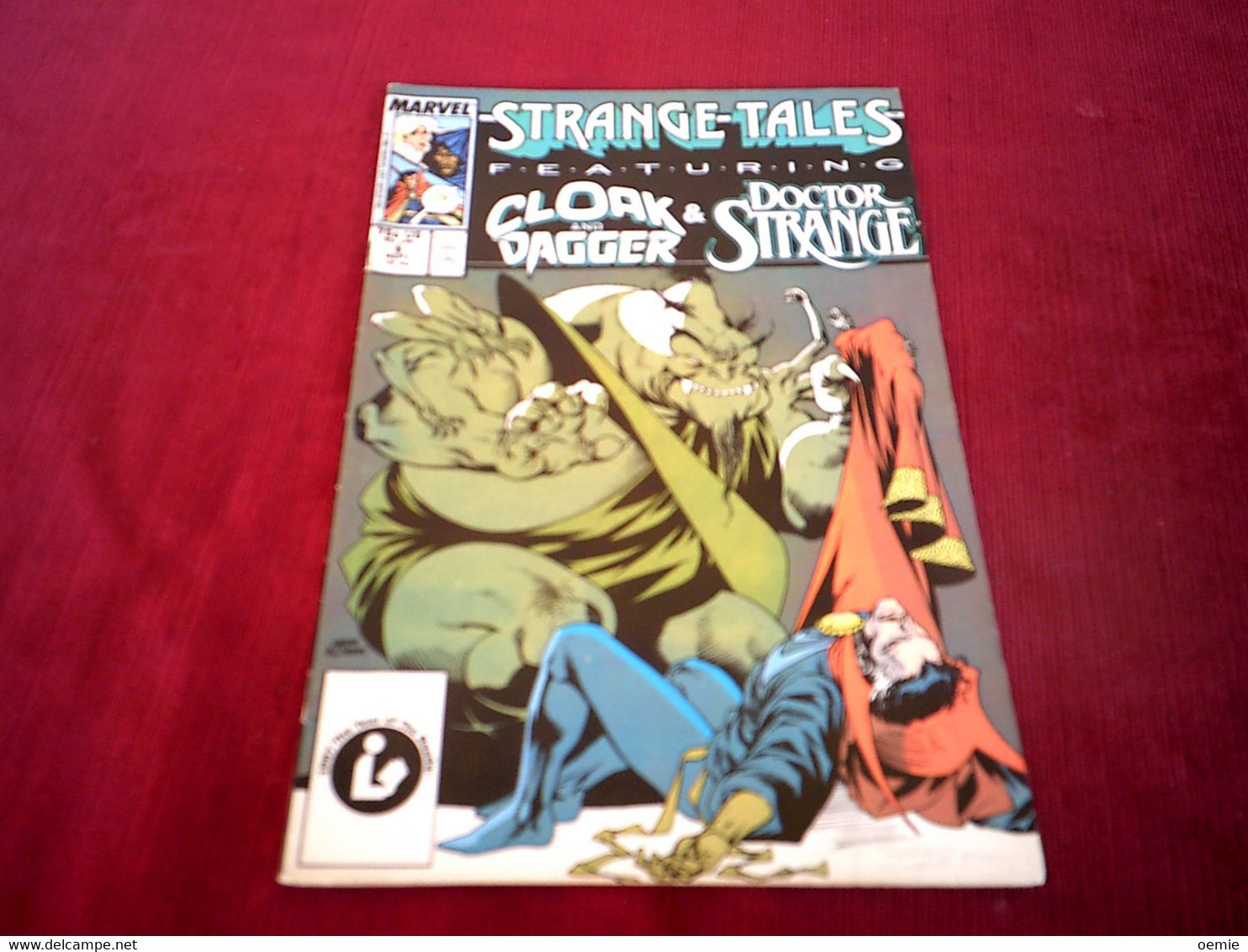 STRANGE TALES  FEACTURING  CLOAK AND DAGGER & DOCTOR STRANGE  N° 6 SEPT  1987 - Marvel