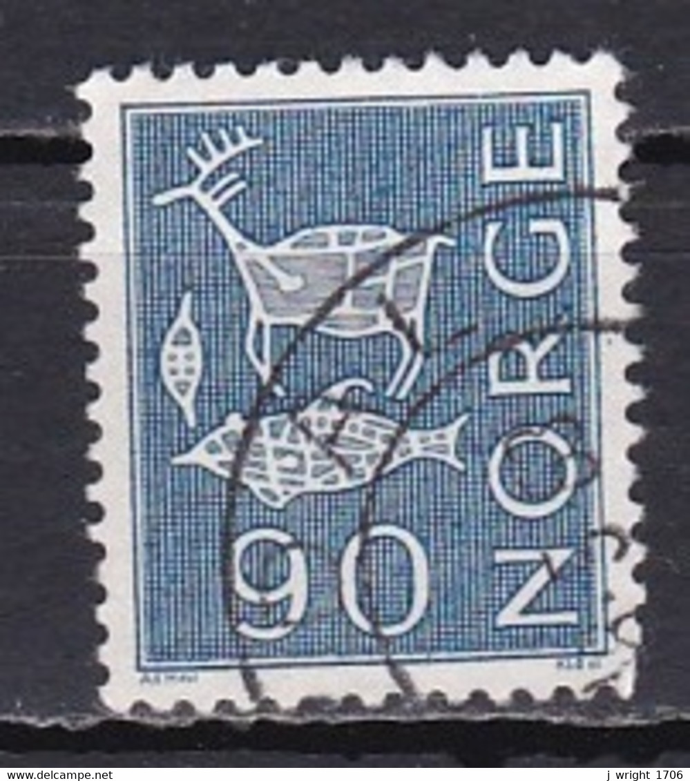 Norway, 1963, Cave & Rock Paintings, 90ö, USED - Gebruikt