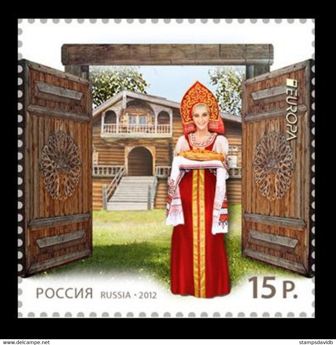 2012 Russia 1816 Europa Cept - Bread And Salt - Greeting 1,50 € - Nuovi