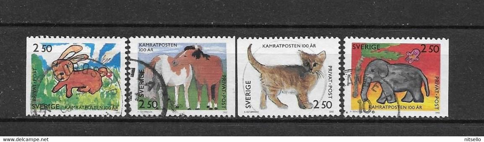 LOTE 1432 B  /// SUECIA  YVERT Nº: 1699/1702 ¡¡¡ OFERTA - LIQUIDATION - JE LIQUIDE !!! - Used Stamps