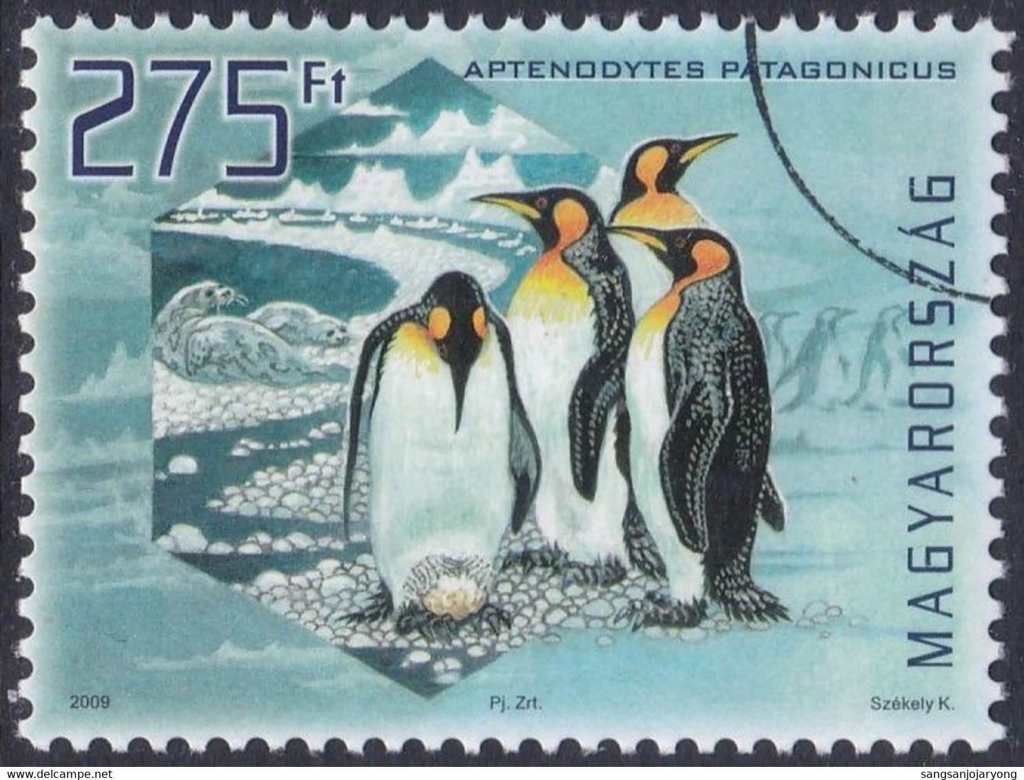 Specimen, Hungary Sc4112 Polar Region & Glaciers Preservation, Penguin, Manchot - Schützen Wir Die Polarregionen Und Gletscher
