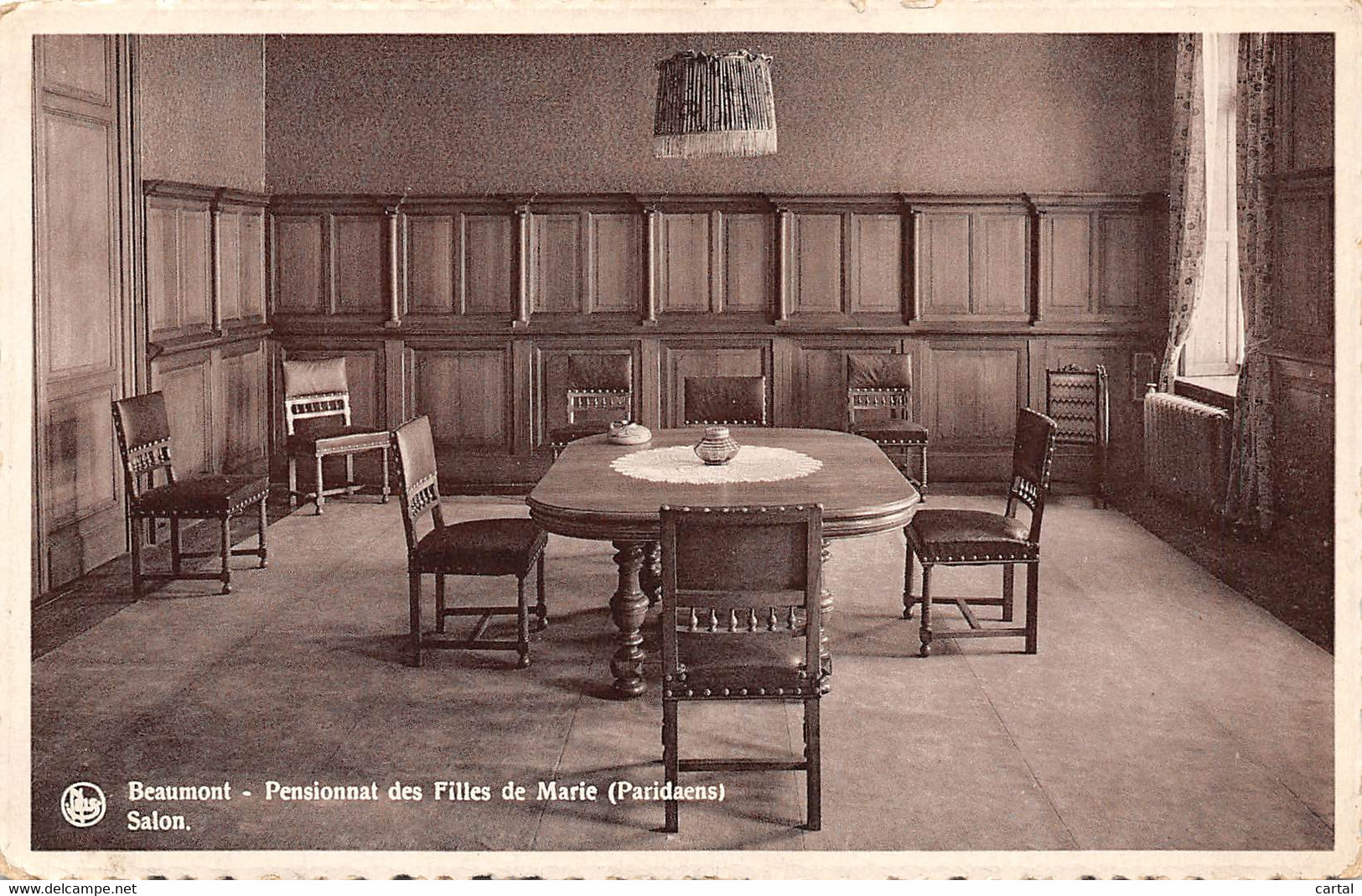 BEAUMONT - Pensionnat Des Filles De Marie (Paridaens) - Salon. - Beaumont