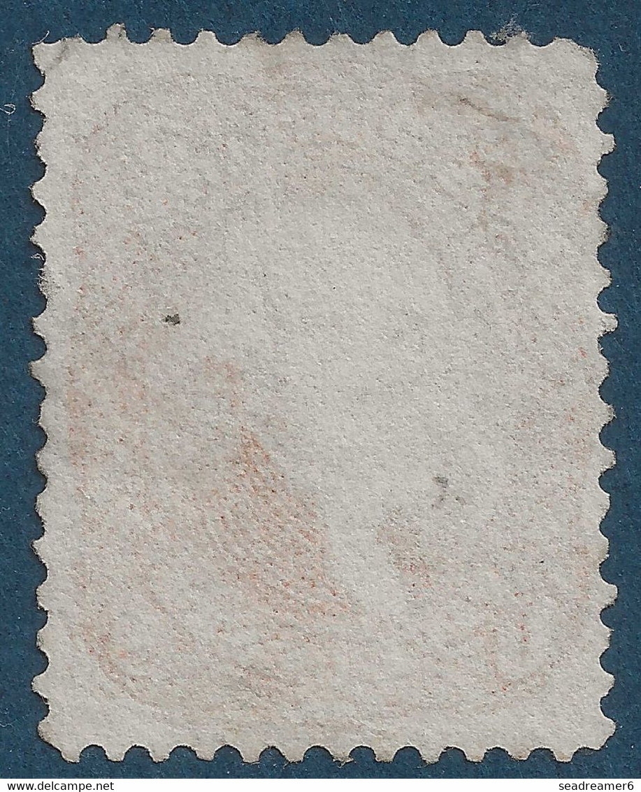 Etats Unis 1861 N°21a 5c Cents Brun Rouge Oblitéré TTB - Oblitérés