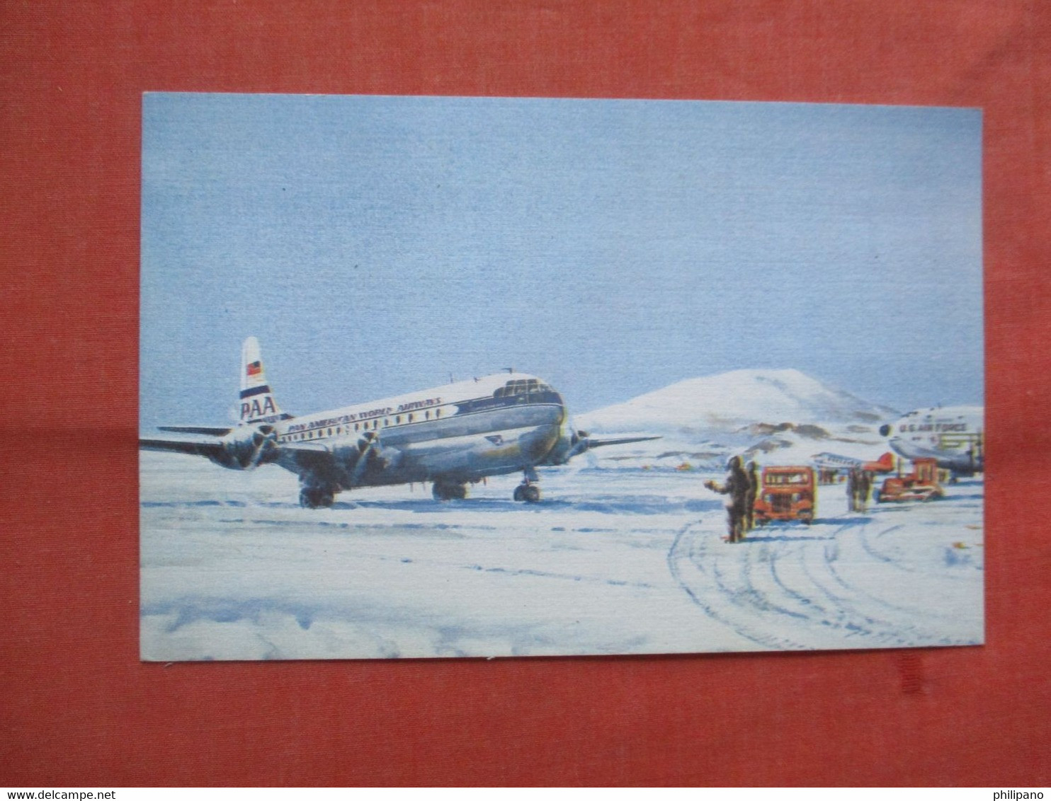 Pan Am Clipper America.  First Airliner To Arrive McMurdo Sound Antarctica    Ref 5635 - Pubblicitari