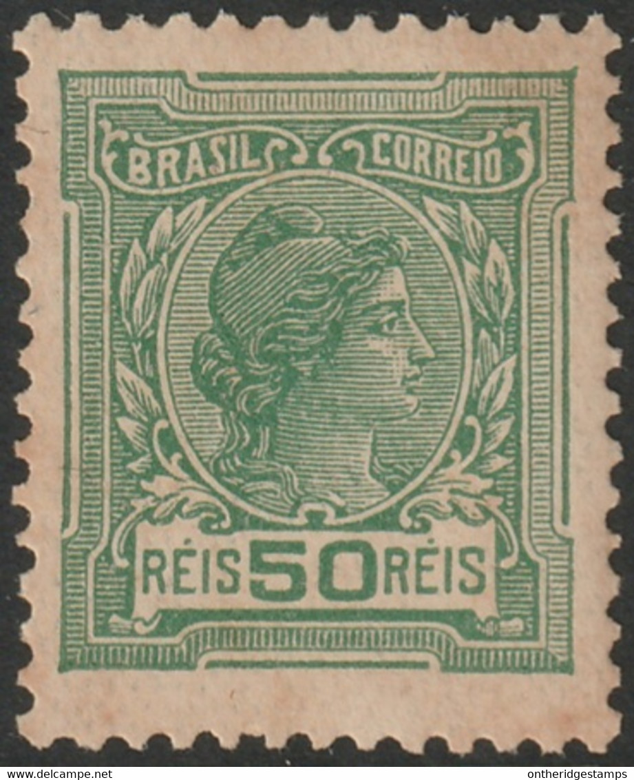 Brazil 1918 Sc 203 Bresil Yt 154 MLH* Toned - Nuovi