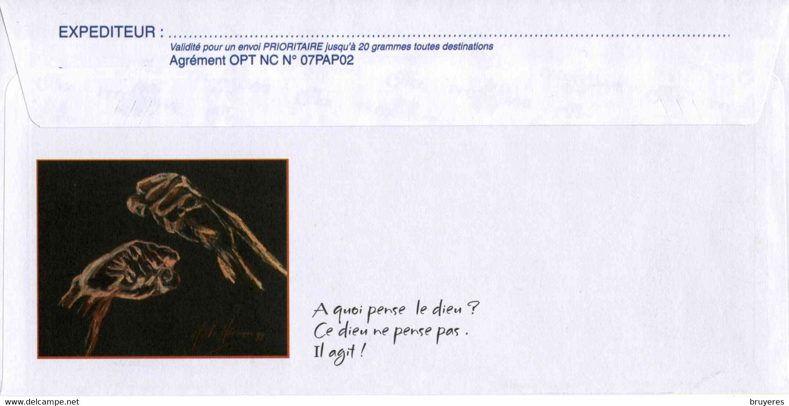 PAP** De 2007 De NLLE-CALEDONIE Avec Timbre "COPERNIC" Et Illust. "LES SEIGNEURS DE NOS JOURS - MARS" - Prêt-à-poster