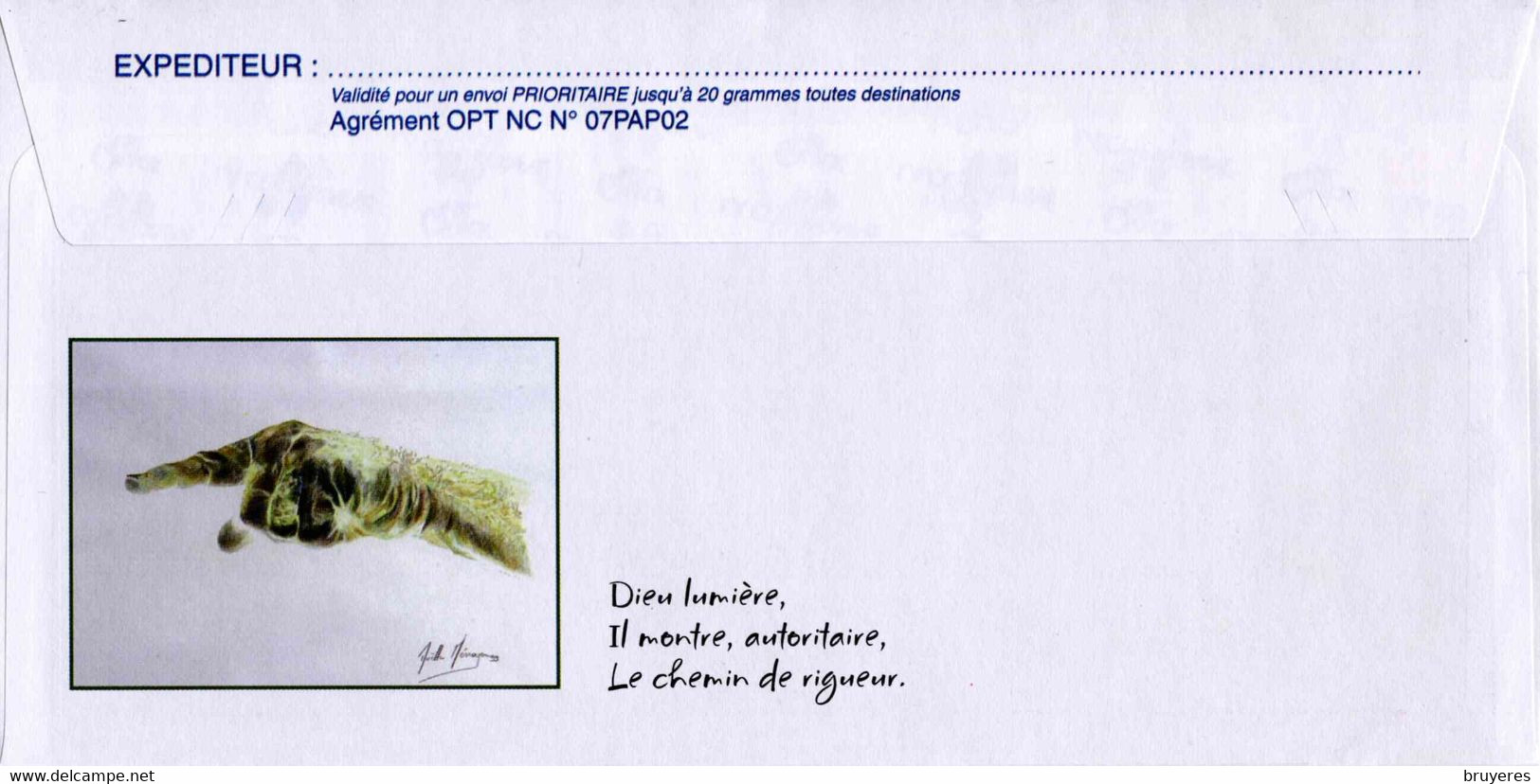 PAP** De 2007 De NLLE-CALEDONIE Avec Timbre "COPERNIC" Et Illust. "LES SEIGNEURS DE NOS JOURS - JUPITER" - Prêt-à-poster