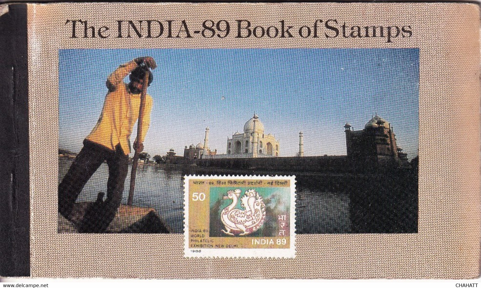 INDIA -89- BOOK OF STAMPS- UNEXPLODED-COMPLETE WITH SHEETLETS- REPRINTED STAMPS-MNH-SCARCE-BX2-38 - Collections, Lots & Series