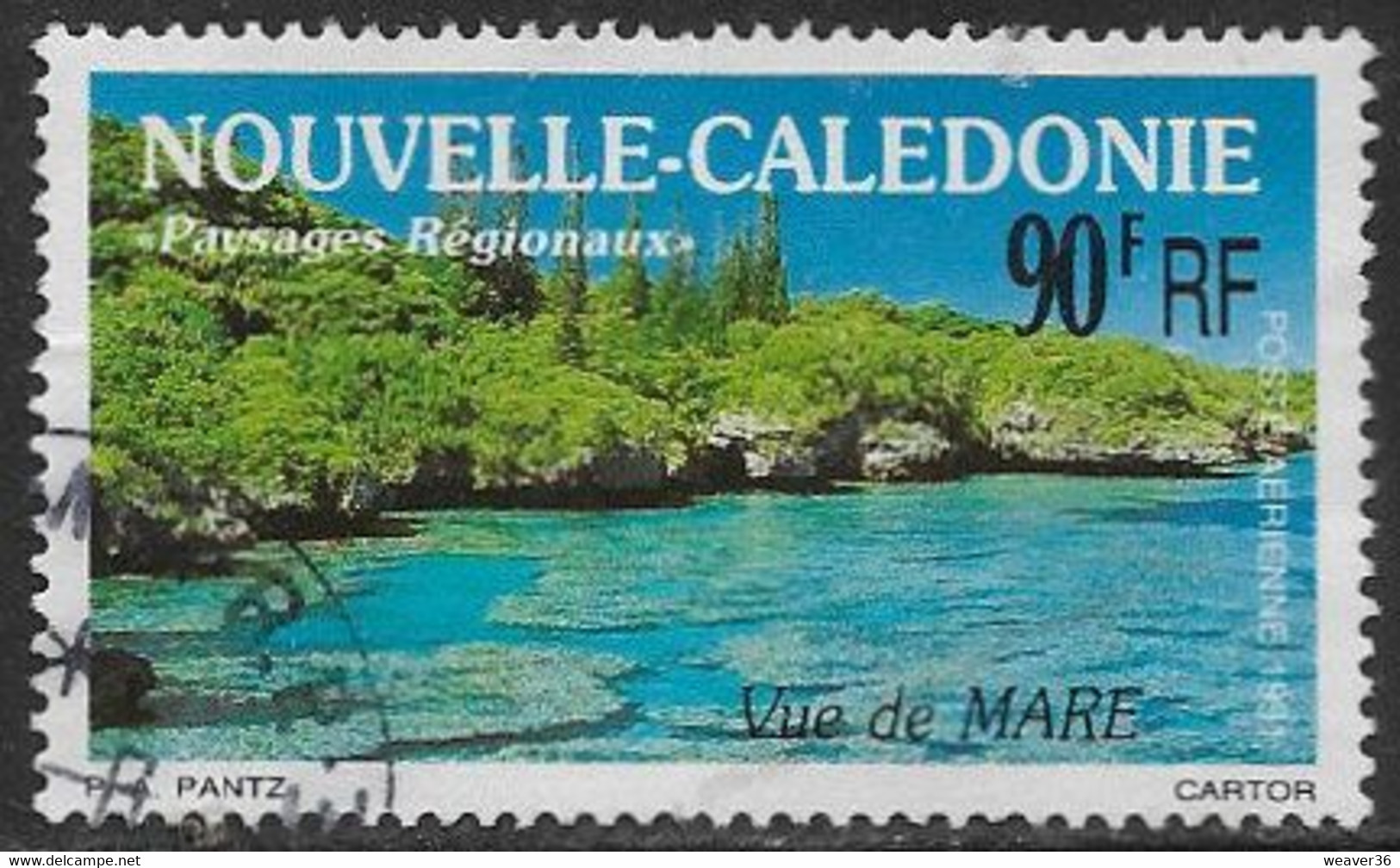 New Caledonia SG909 1991 Regional Landscapes 90f Good/fine Used [39/32340A/7DE] - Used Stamps