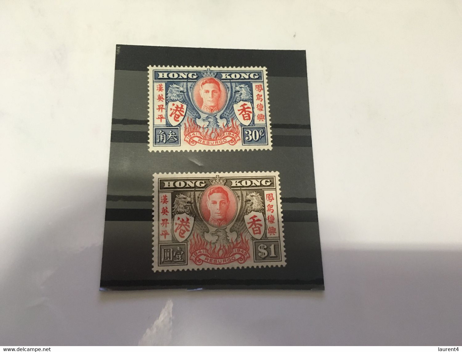 (stamps 21-5-2022) MINT - NEUF - CHINA -  Hong Kong (2 Stamps)  SCARCE - Ungebraucht