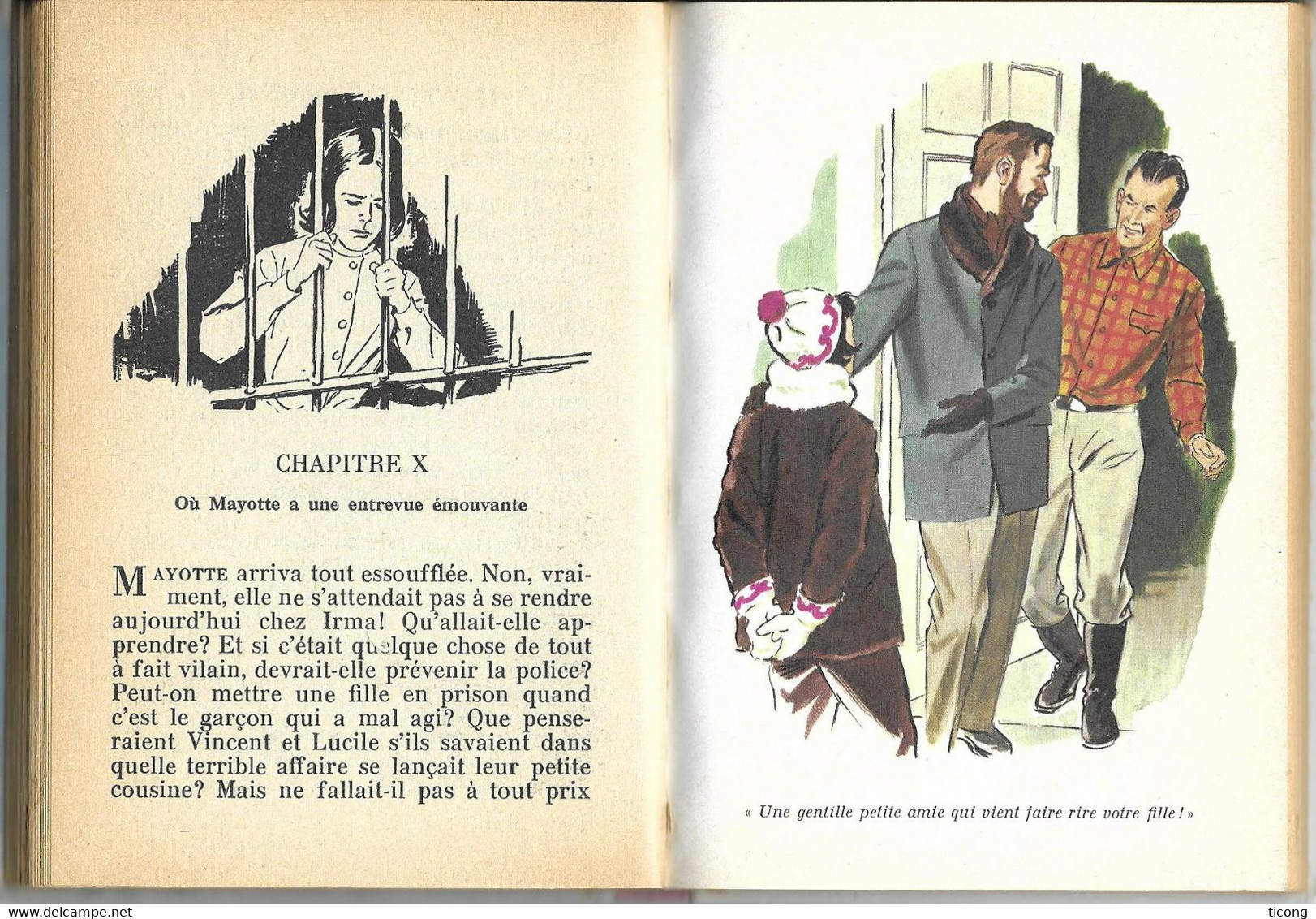 BIBLIOTHEQUE ROSE 1966 - MAYOTTE AU CANADA PAR ISABELLE G SCHREIBER,  ILLUSTRATIONS D ALBERT CHAZELLE VOIR LES SCANNERS - Bibliothèque Rose