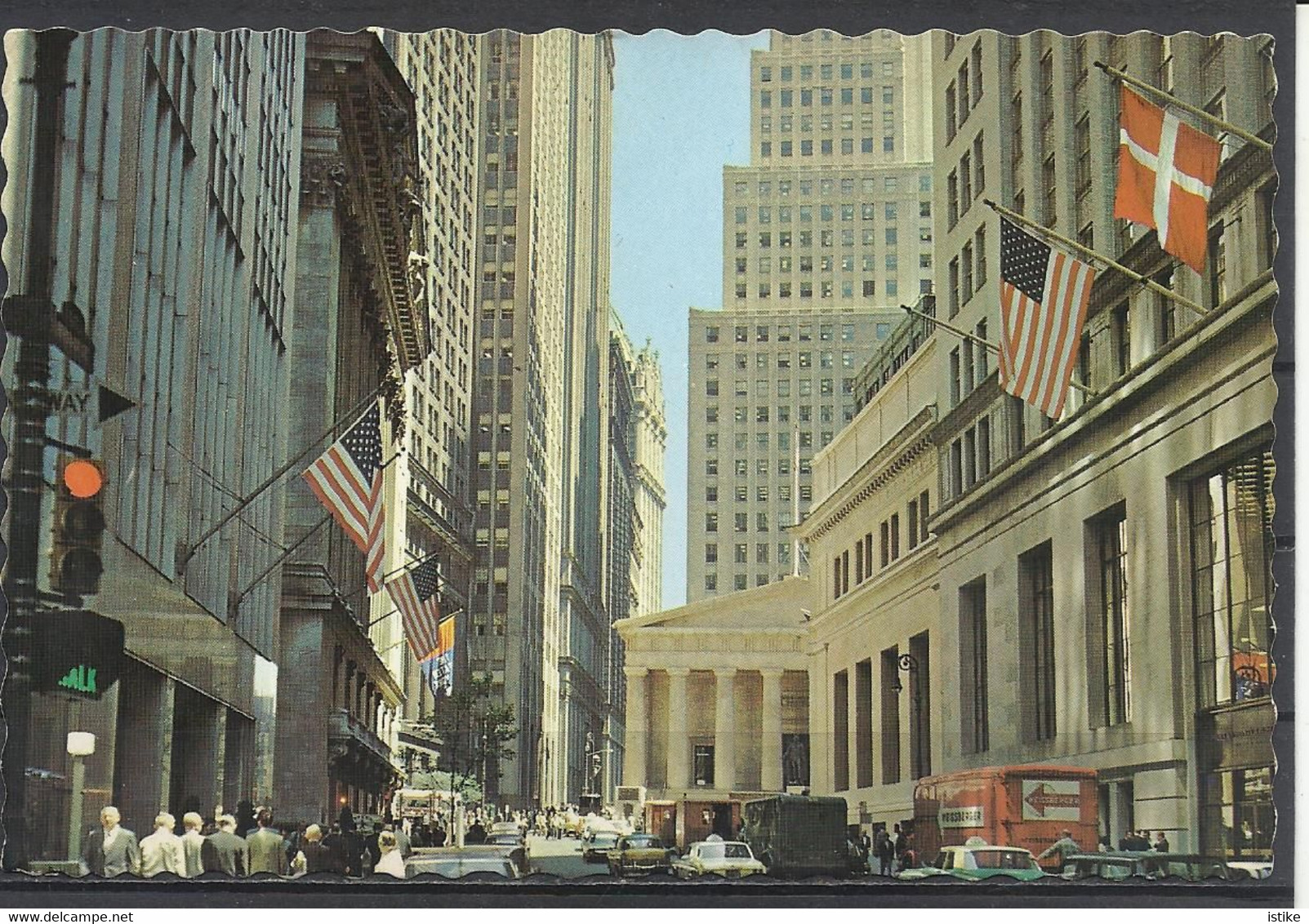 United  States, NY, New York City, Financial District, Flags , 1980. - Places