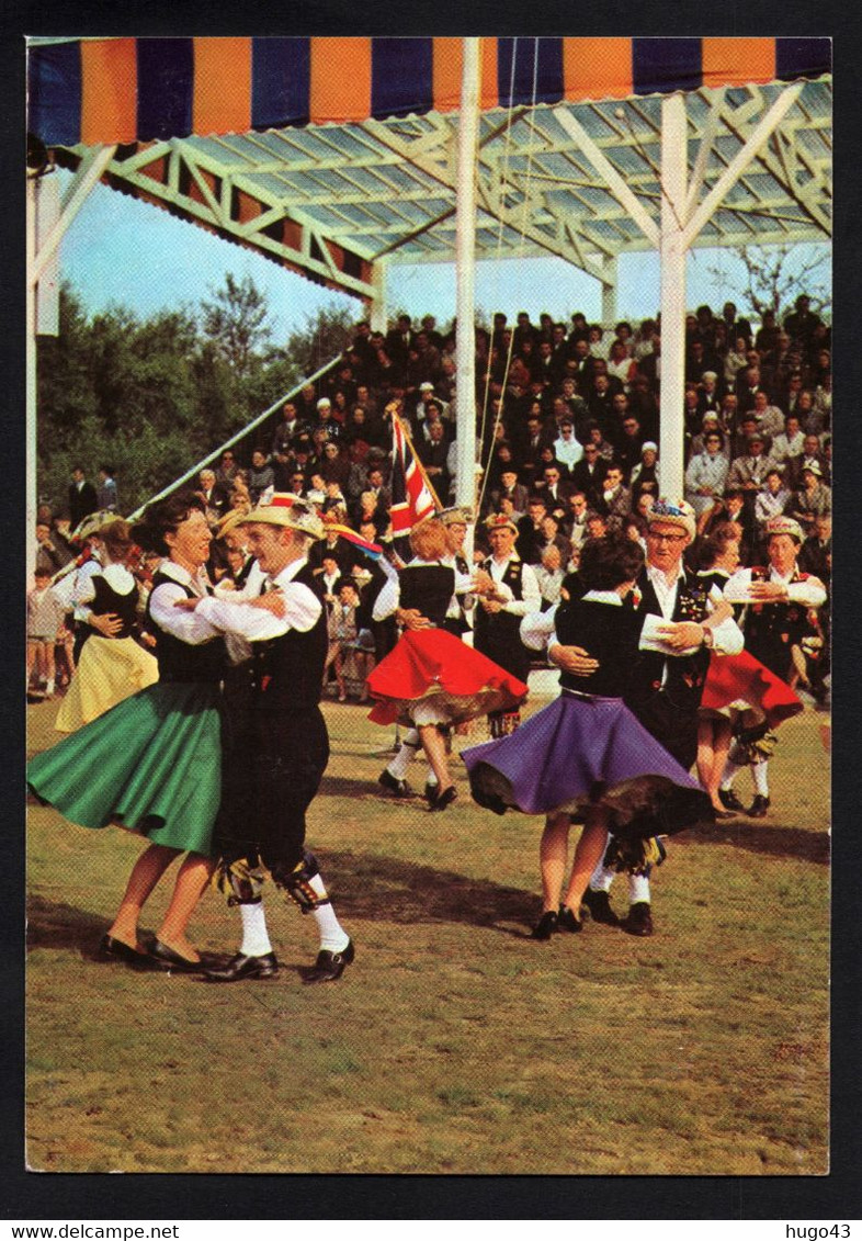 (RECTO / VERSO) OPOETEREN - LIMBOURG - FESTIVAL DE DANSES POPULAIRES - FOLKLORE - CPSM GF - Maaseik