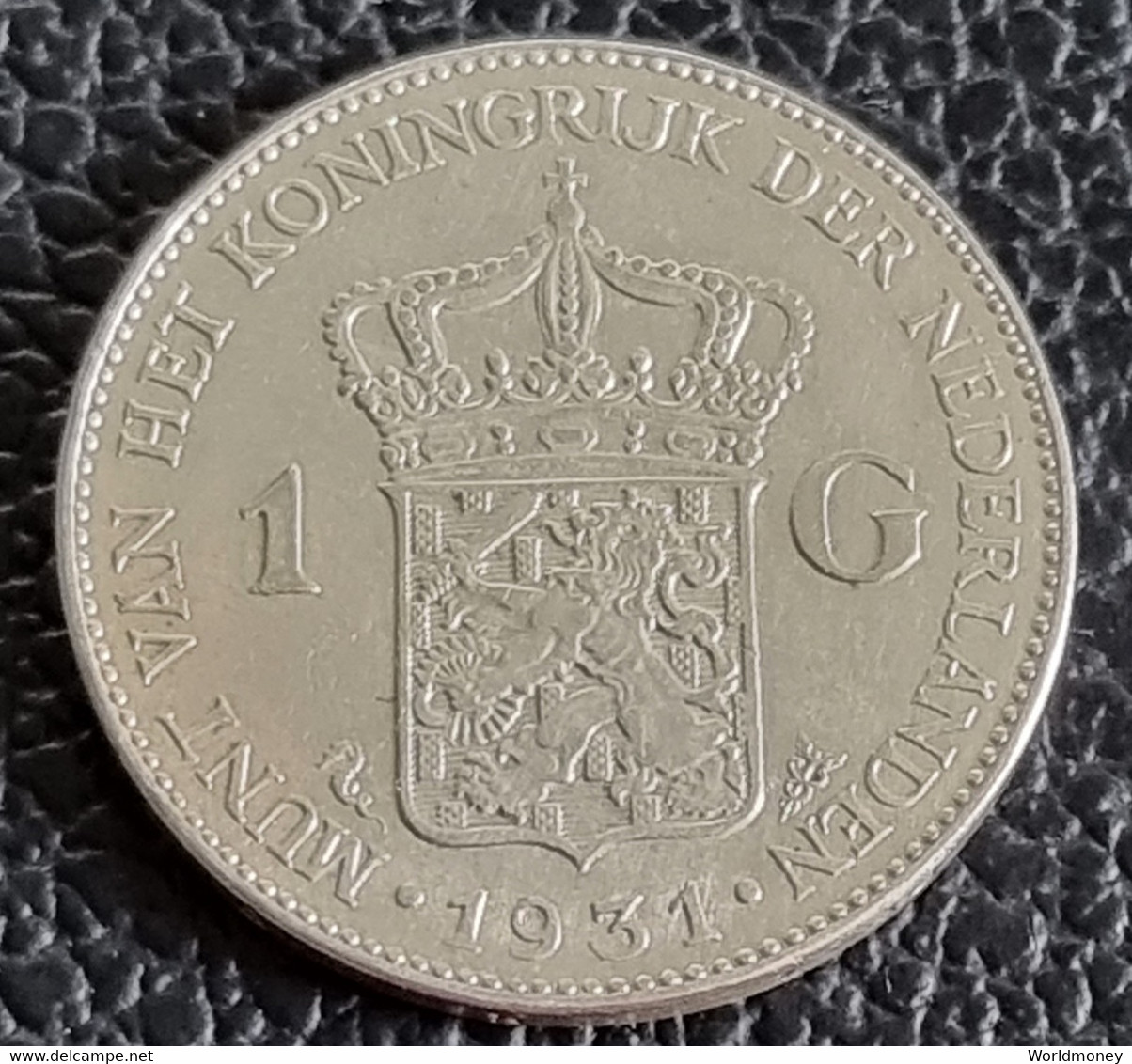 Netherlands 1 Gulden 1931  - UNC (Silver) - 1 Gulden